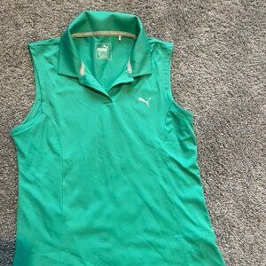 Puma Women's Sleeveless Golf/Tennis Polo - size M